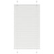 Vidaxx store enrouleur plissé 75x100 cm largeur de tissu 74,4 cm polyester blanc