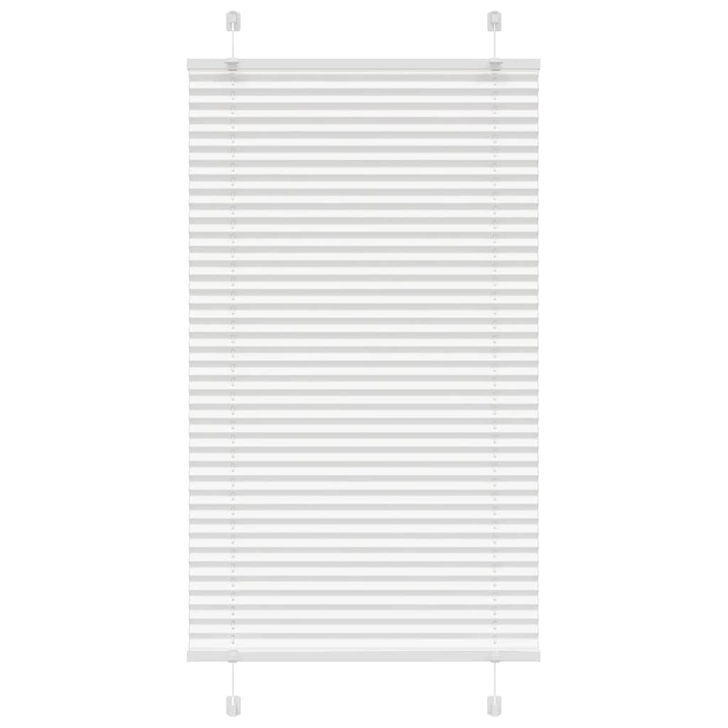 Vidaxx store enrouleur plissé 80x100 cm largeur de tissu 79,4 cm polyester blanc