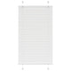 Vidaxx store enrouleur plissé 80x100 cm largeur de tissu 79,4 cm polyester blanc
