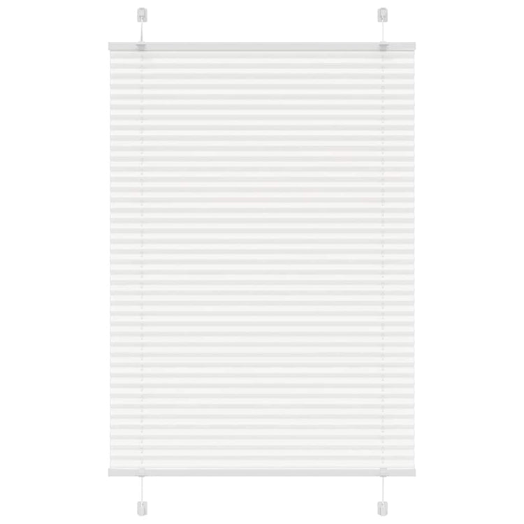 Vidaxx store enrouleur plissé 85x100 cm largeur de tissu 84,4 cm polyester blanc
