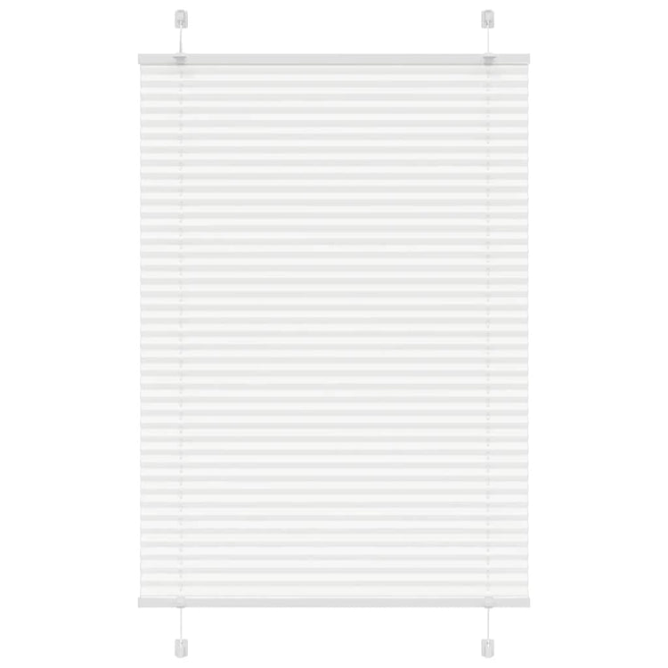 Vidaxx store enrouleur plissé 100x100 cm largeur de tissu 99,4 cm polyester blanc