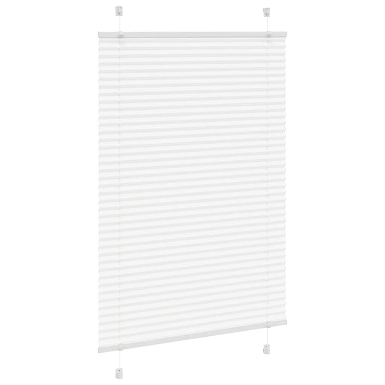 Vidaxx store enrouleur plissé 100x100 cm largeur de tissu 99,4 cm polyester blanc
