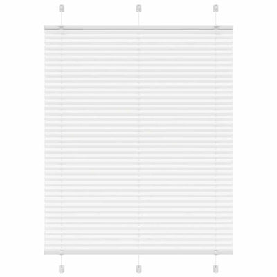 Vidaxx store enrouleur plissé 105x100cm largeur du tissu 104,4cm polyester blanc