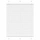 Vidaxx store enrouleur plissé 105x100cm largeur du tissu 104,4cm polyester blanc