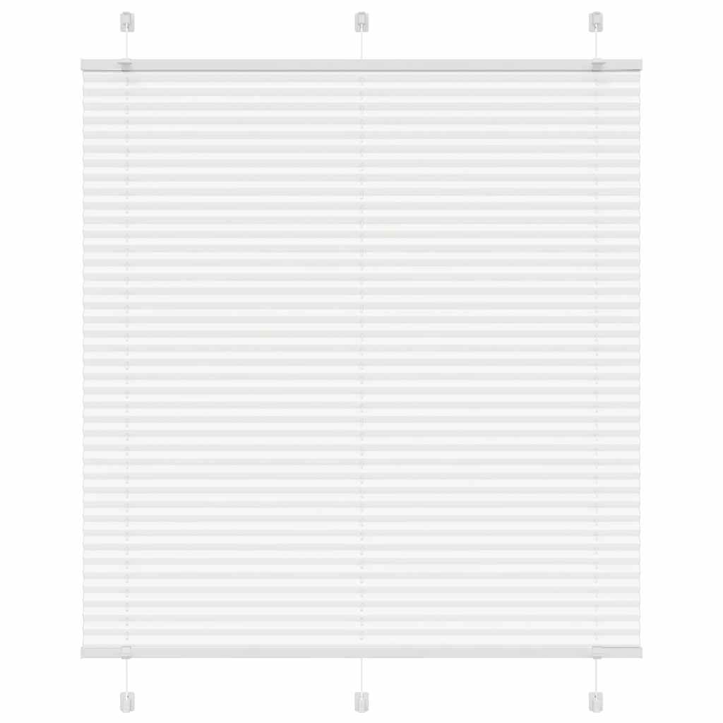 Vidaxx store enrouleur plissé 115x100cm largeur du tissu 114,4cm polyester blanc