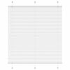 Vidaxx store enrouleur plissé 120x100cm largeur du tissu 119,4cm polyester blanc