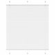 Vidaxx store enrouleur plissé 120x100cm largeur du tissu 119,4cm polyester blanc