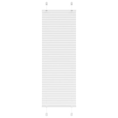 Vidaxx store enrouleur plissé 45x150 cm largeur de tissu 44,4 cm polyester blanc