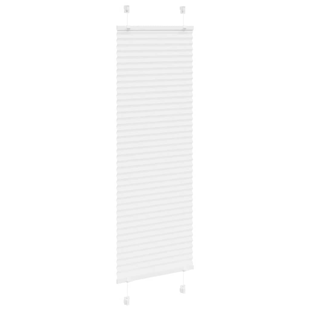 Vidaxx store enrouleur plissé 45x150 cm largeur de tissu 44,4 cm polyester blanc