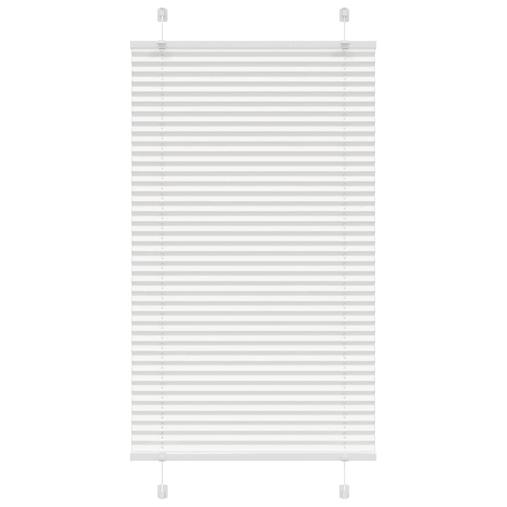 Vidaxx store enrouleur plissé 75x150 cm largeur de tissu 74,4 cm polyester blanc