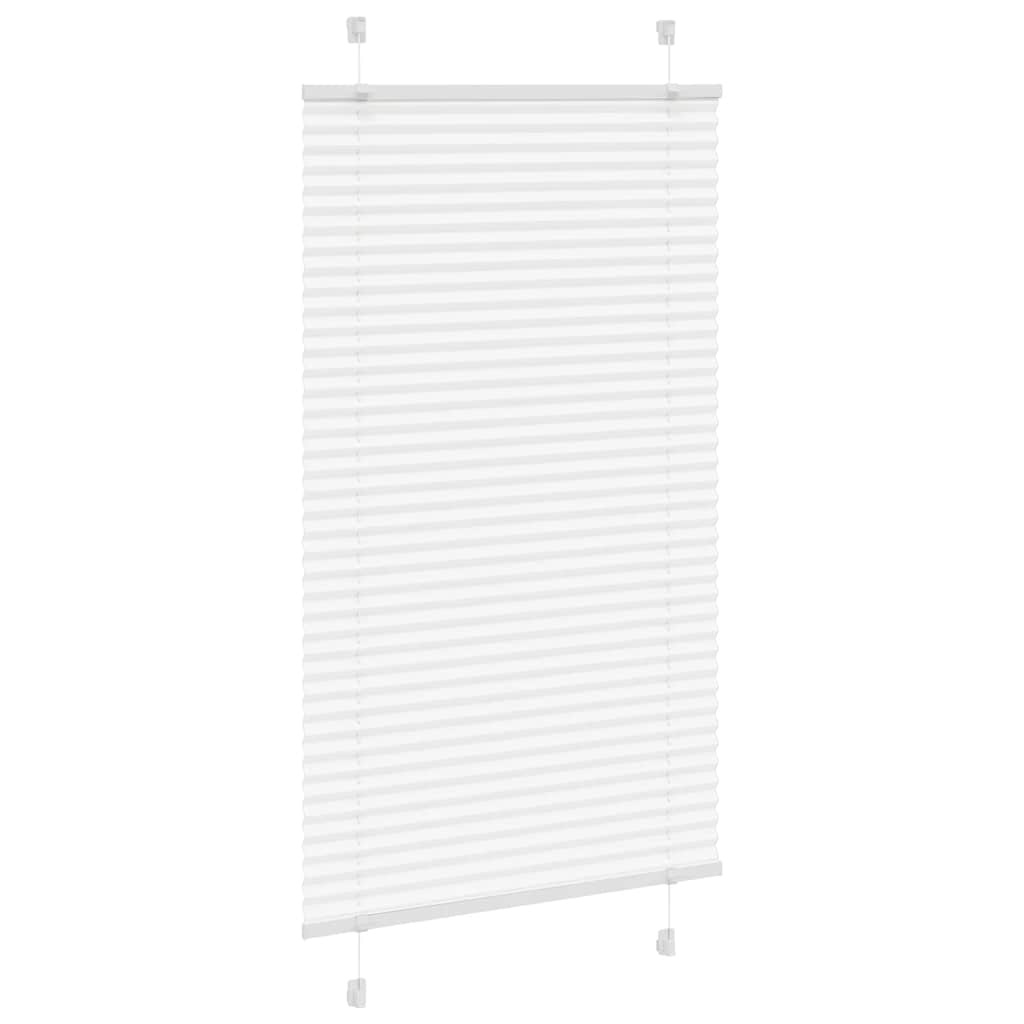 Vidaxx store enrouleur plissé 75x150 cm largeur de tissu 74,4 cm polyester blanc