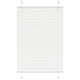 Vidaxx store enrouleur plissé 85x150 cm largeur de tissu 84,4 cm polyester blanc
