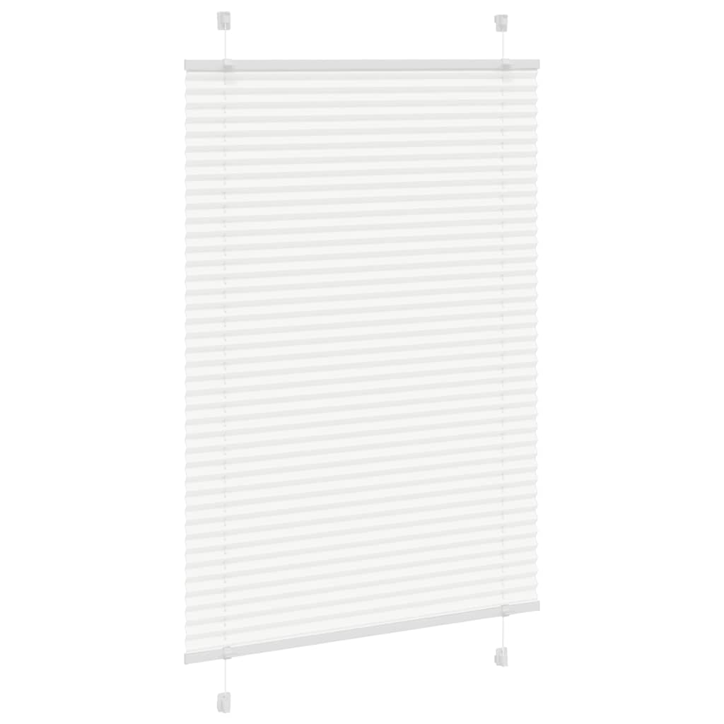 Vidaxx store enrouleur plissé 85x150 cm largeur de tissu 84,4 cm polyester blanc