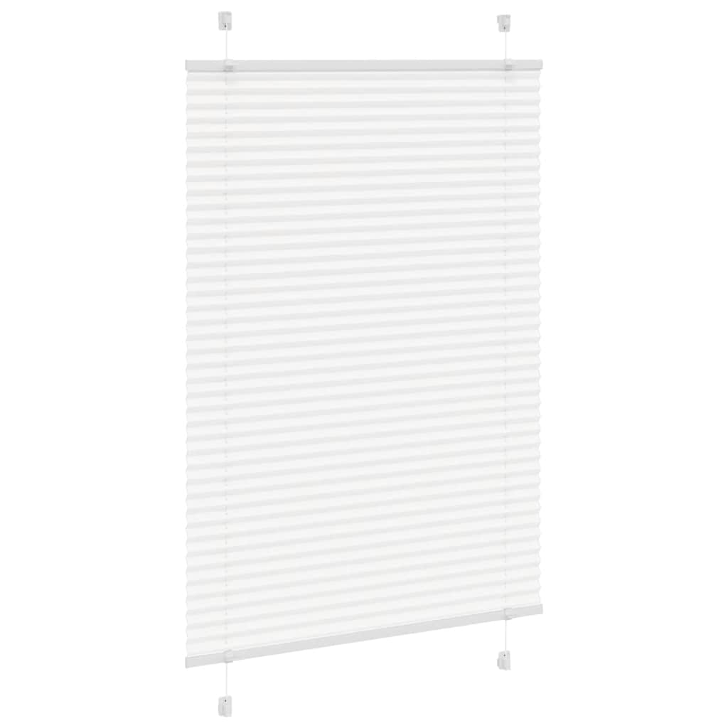 Vidaxx store enrouleur plissé 90x150 cm largeur de tissu 89,4 cm polyester blanc