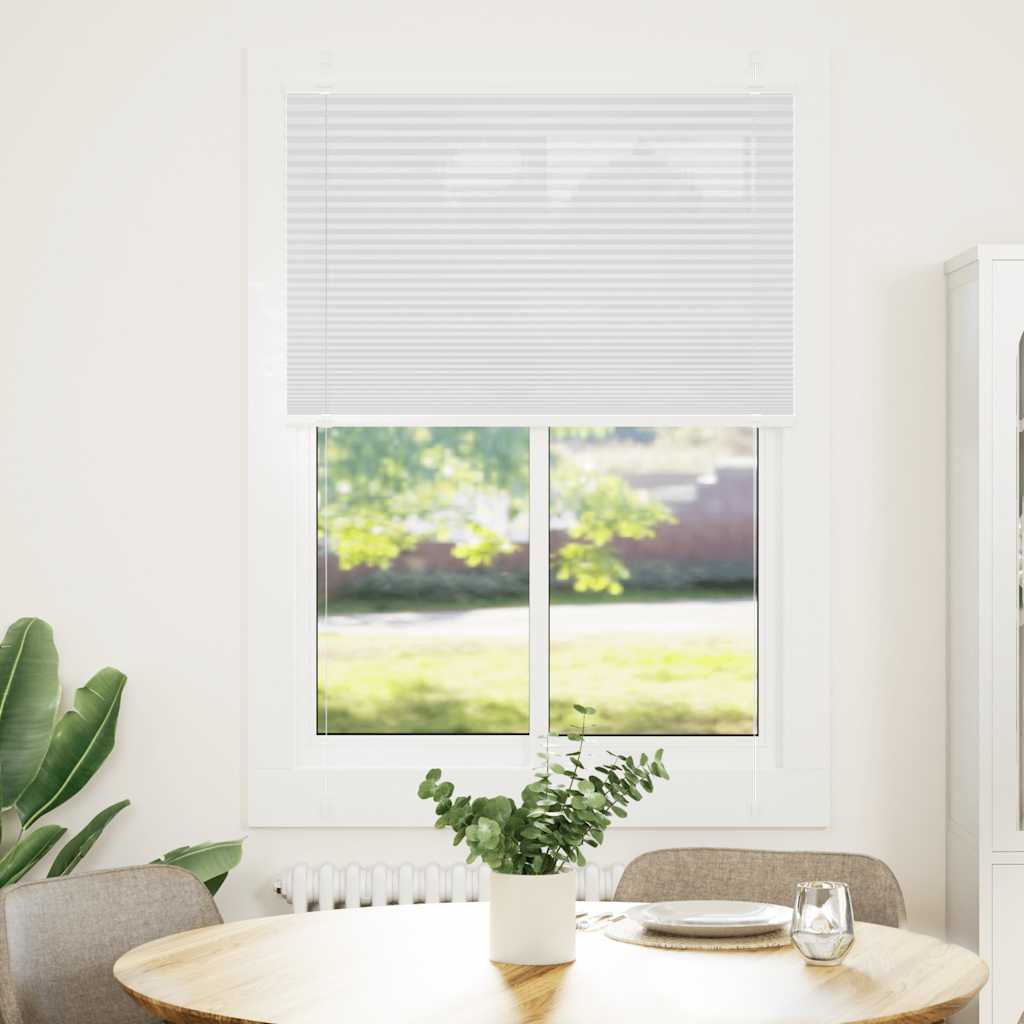 Vidaxx store enrouleur plissé 95x150 cm largeur de tissu 94,4 cm polyester blanc
