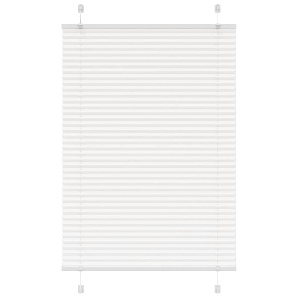 Vidaxx store enrouleur plissé 100x150 cm largeur de tissu 99,4 cm polyester blanc