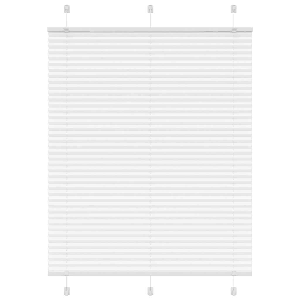Vidaxx store enrouleur plissé 105x150 cm largeur de tissu 104,4 cm polyester blanc