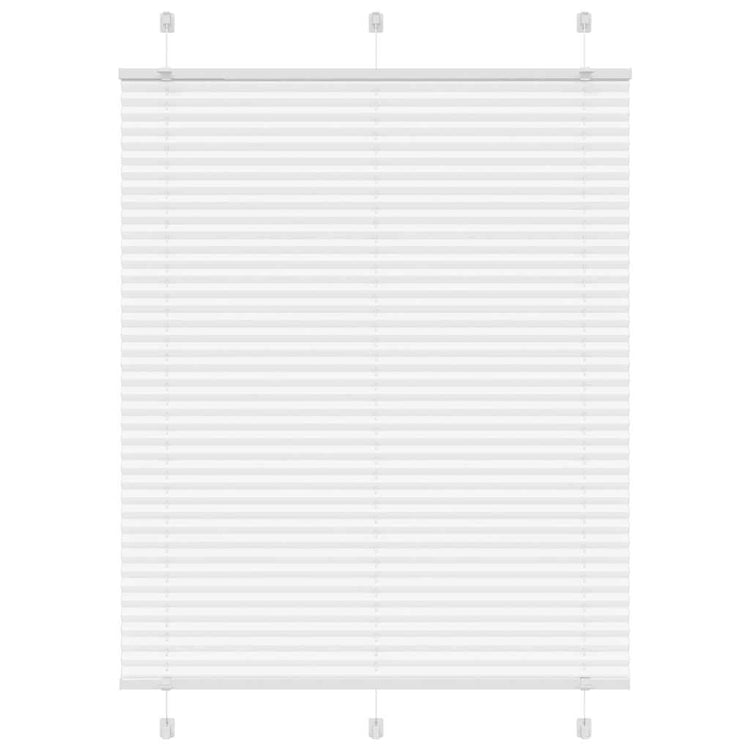 Vidaxx store enrouleur plissé 105x150 cm largeur de tissu 104,4 cm polyester blanc