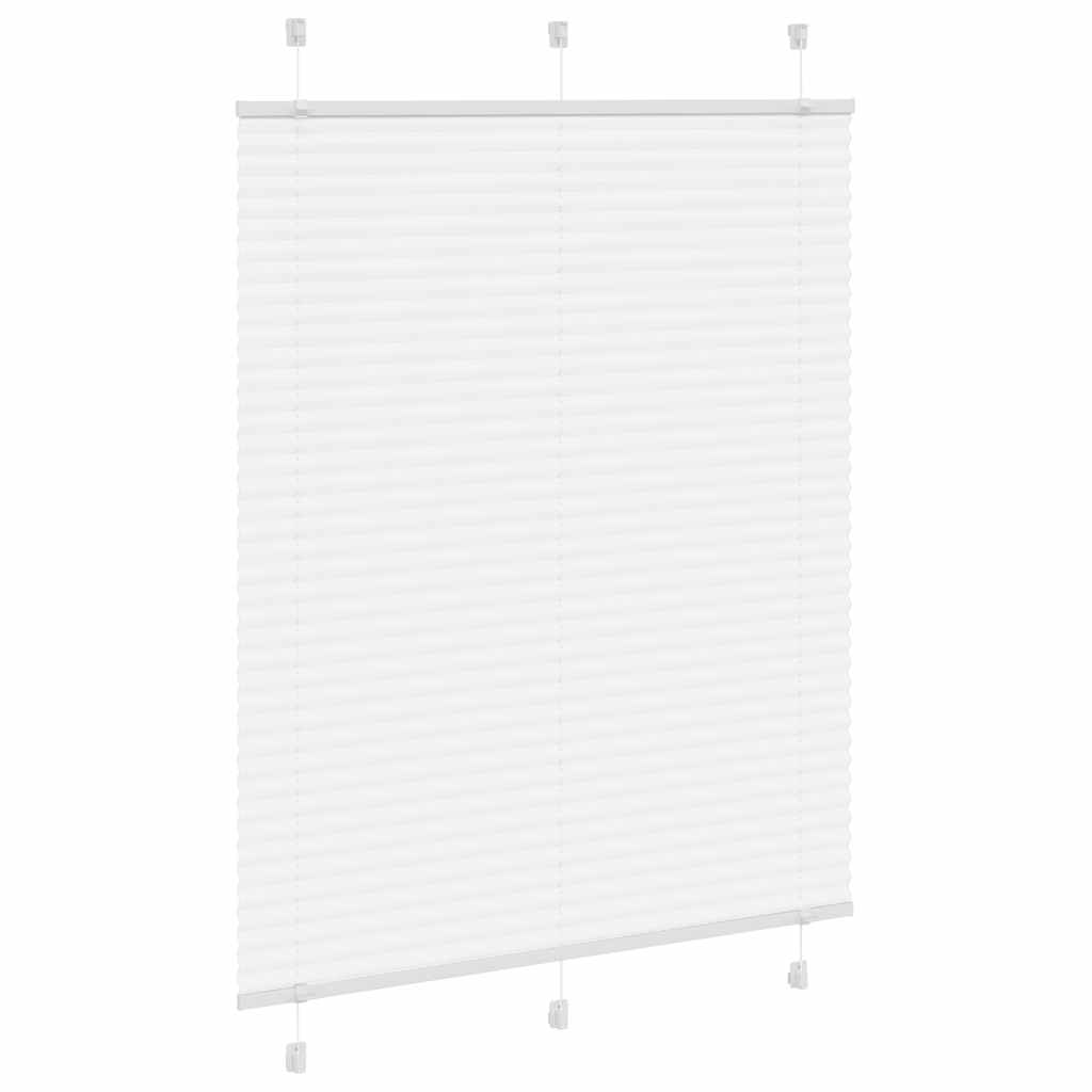 Vidaxx store enrouleur plissé 105x150 cm largeur de tissu 104,4 cm polyester blanc