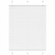 Vidaxx store enrouleur plissé 110x150 cm largeur de tissu 109,4 cm polyester blanc