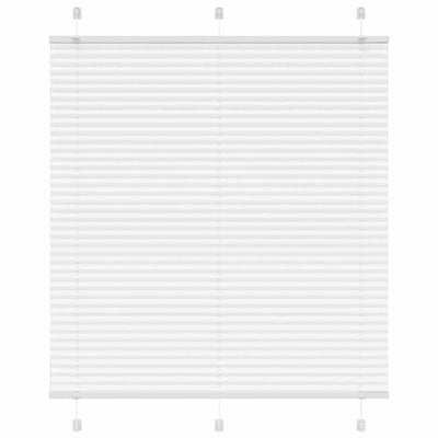 Vidaxx store enrouleur plissé 120x150 cm largeur de tissu 119,4 cm polyester blanc