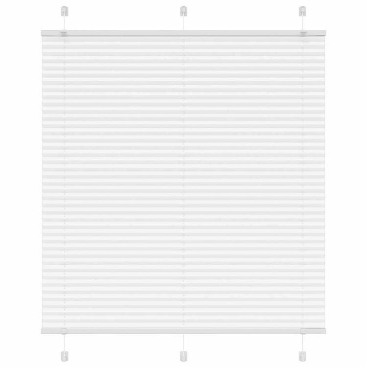 Vidaxx store enrouleur plissé 120x150 cm largeur de tissu 119,4 cm polyester blanc