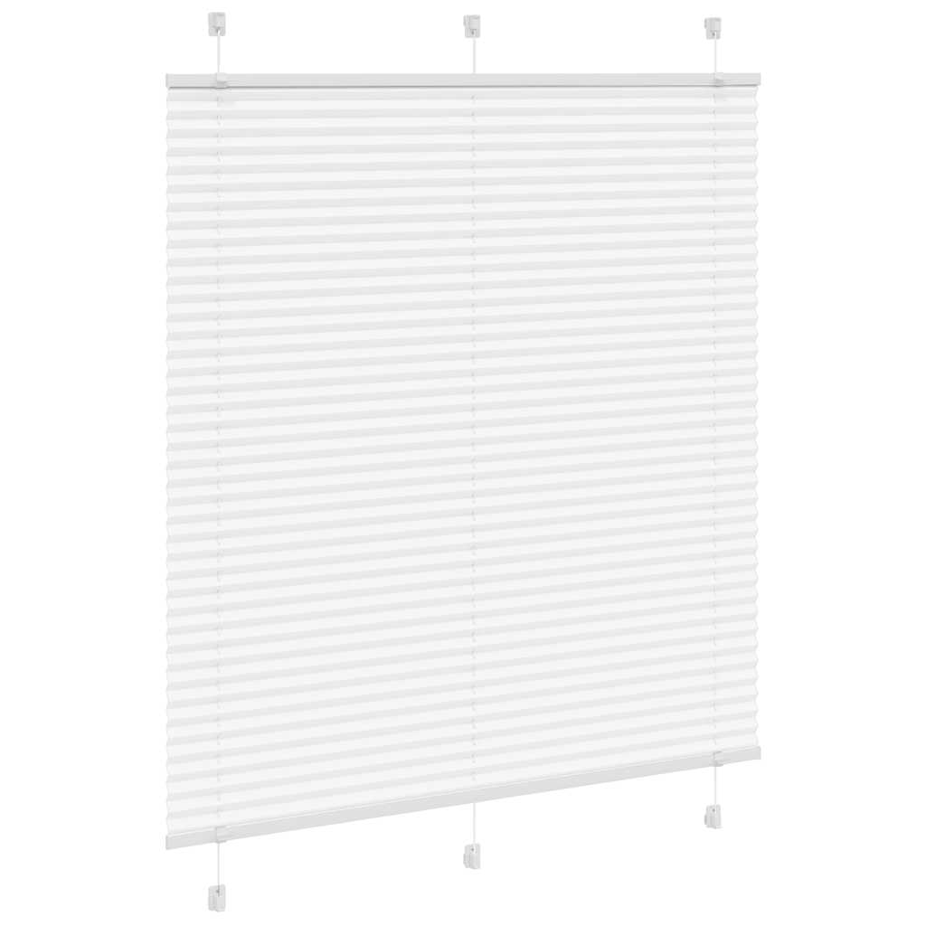 Vidaxx store enrouleur plissé 120x150 cm largeur de tissu 119,4 cm polyester blanc