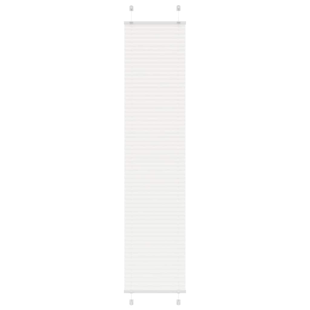 Vidaxx store enrouleur plissé 40x200 cm largeur de tissu 39,4 cm polyester blanc