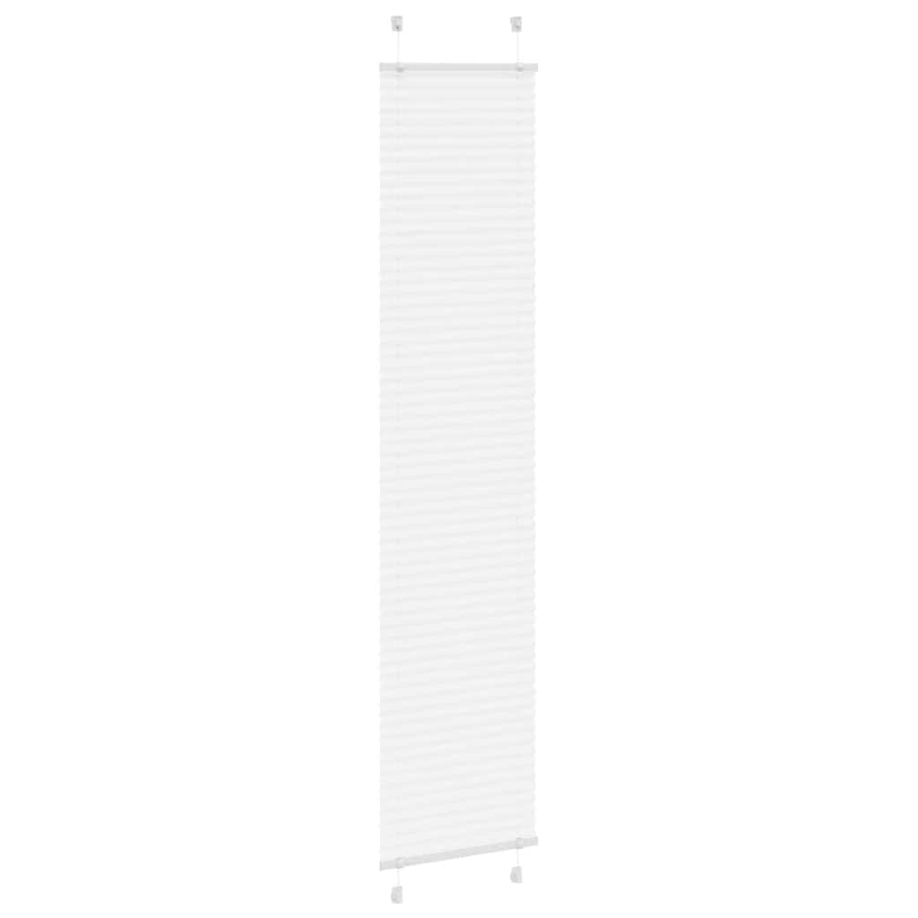 Vidaxx store enrouleur plissé 40x200 cm largeur de tissu 39,4 cm polyester blanc
