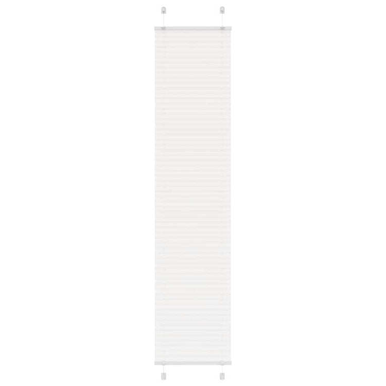 Vidaxx store enrouleur plissé 45x200 cm largeur de tissu 44,4 cm polyester blanc