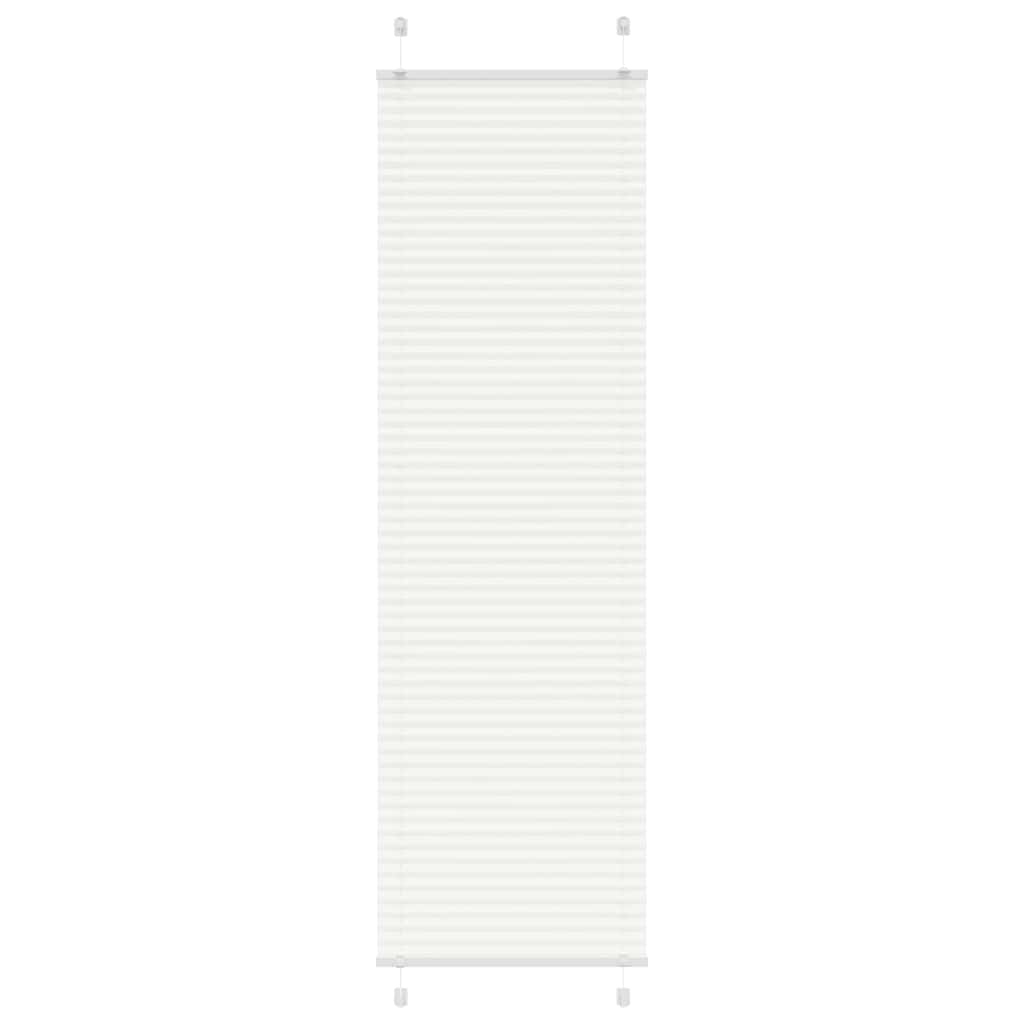 Vidaxx store enrouleur plissé 65x200 cm largeur de tissu 64,4 cm polyester blanc