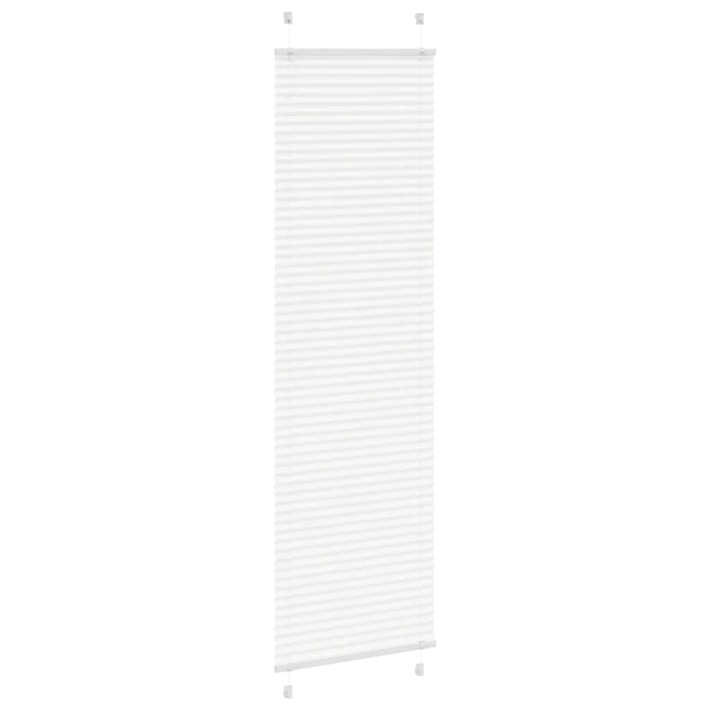 Vidaxx store enrouleur plissé 65x200 cm largeur de tissu 64,4 cm polyester blanc
