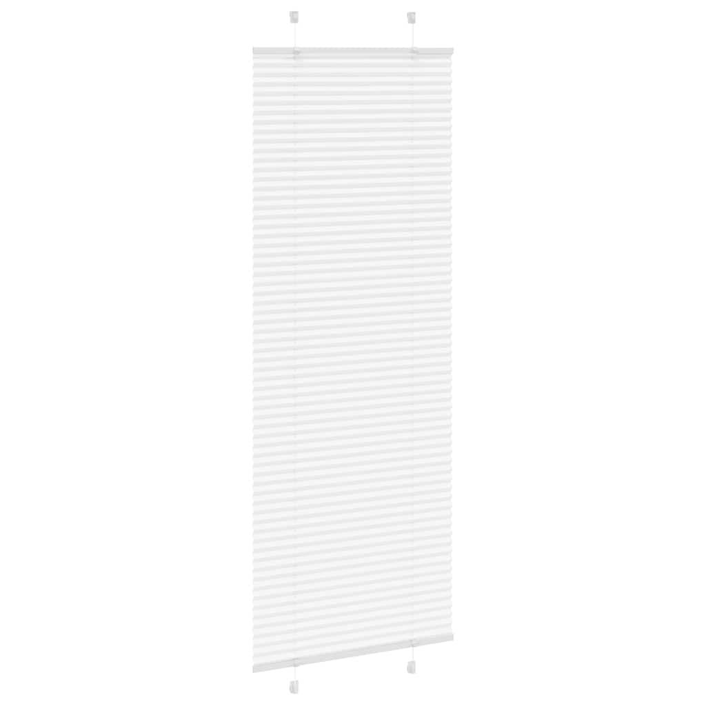 Vidaxx store enrouleur plissé 70x200 cm largeur de tissu 69,4 cm polyester blanc