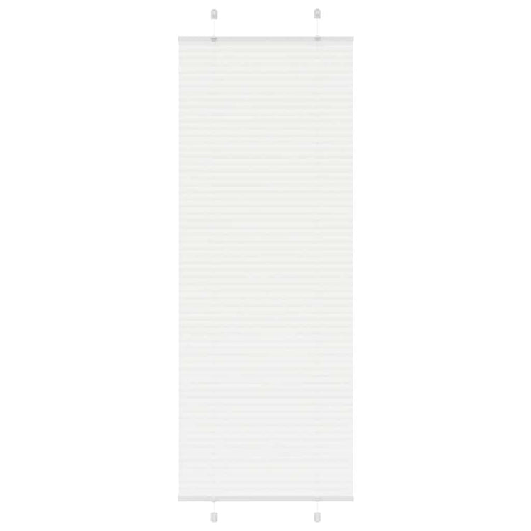 Vidaxx store enrouleur plissé 75x200 cm largeur de tissu 74,4 cm polyester blanc