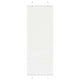 Vidaxx store enrouleur plissé 75x200 cm largeur de tissu 74,4 cm polyester blanc