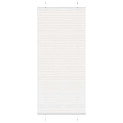 Vidaxx store enrouleur plissé 85x200 cm largeur de tissu 84,4 cm polyester blanc