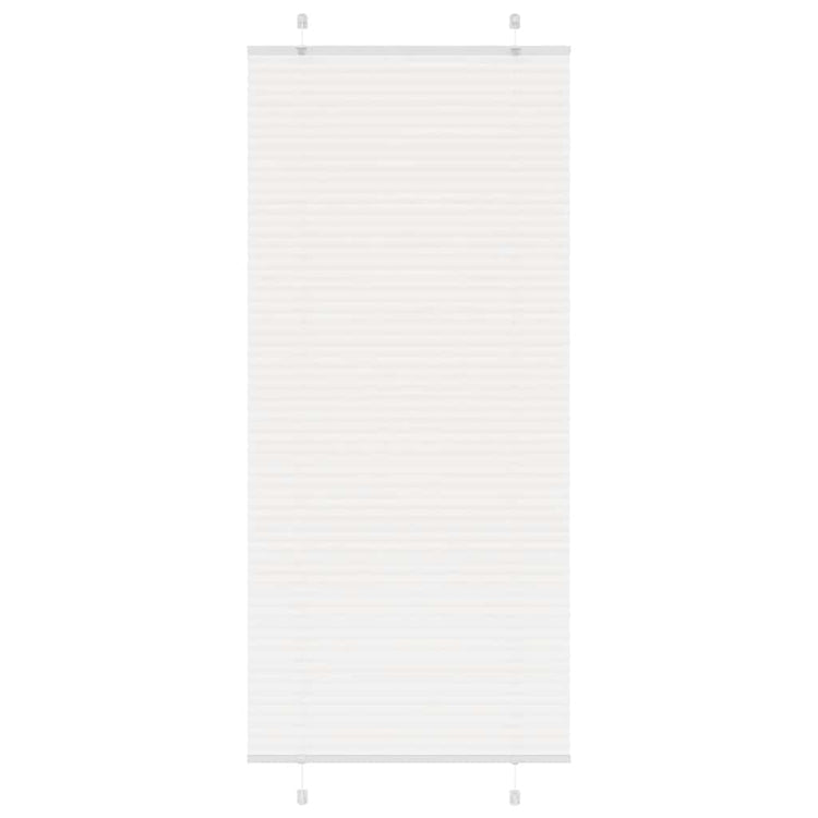 Vidaxx store enrouleur plissé 85x200 cm largeur de tissu 84,4 cm polyester blanc