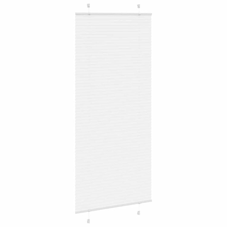 Vidaxx store enrouleur plissé 85x200 cm largeur de tissu 84,4 cm polyester blanc