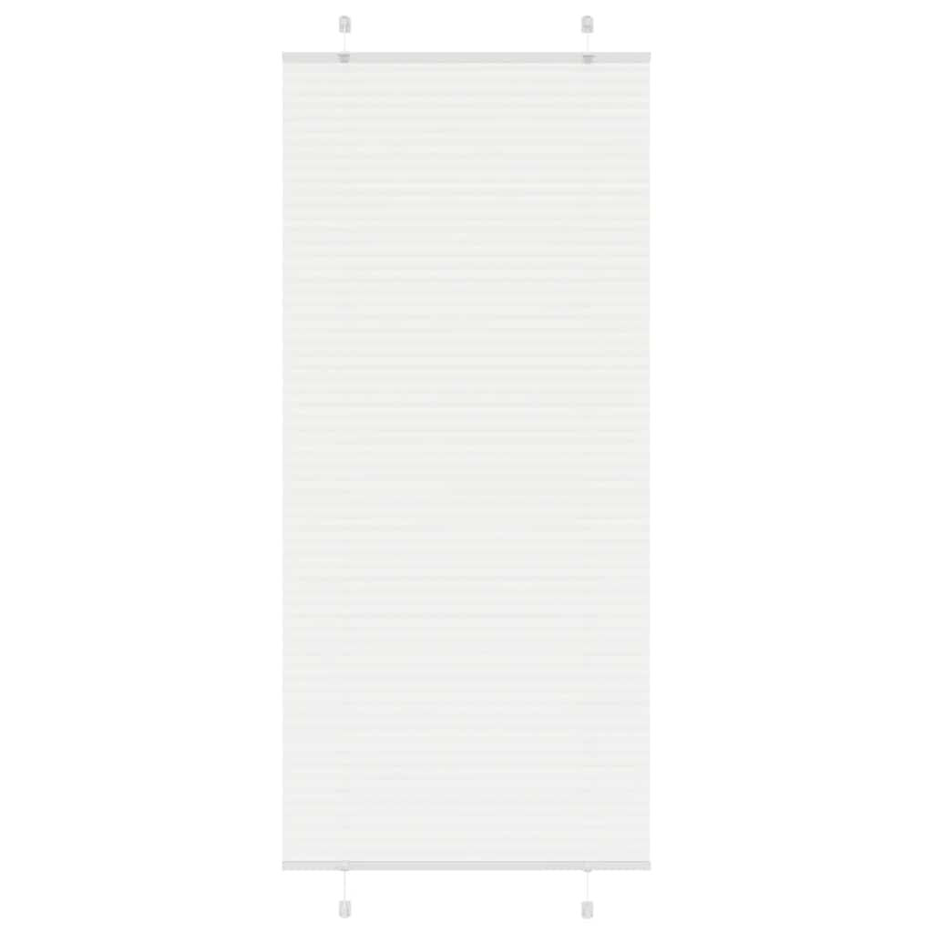 Vidaxx store enrouleur plissé 90x200 cm largeur de tissu 89,4 cm polyester blanc