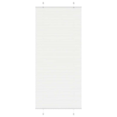 Vidaxx store enrouleur plissé 90x200 cm largeur de tissu 89,4 cm polyester blanc