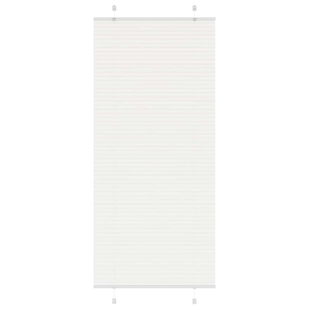 Vidaxx store enrouleur plissé 100x200 cm largeur de tissu 99,4 cm polyester blanc