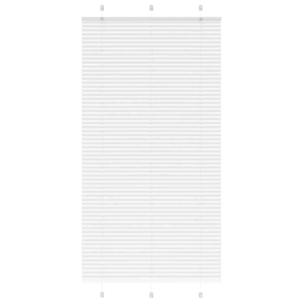 Vidaxx store enrouleur plissé 110x200 cm largeur de tissu 109,4 cm polyester blanc