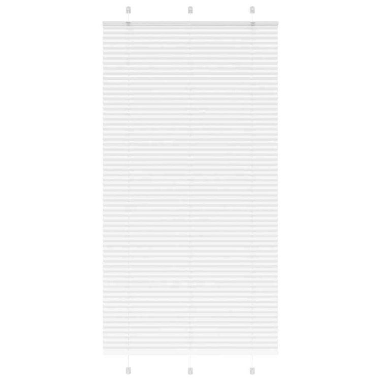 Vidaxx store enrouleur plissé 110x200 cm largeur de tissu 109,4 cm polyester blanc