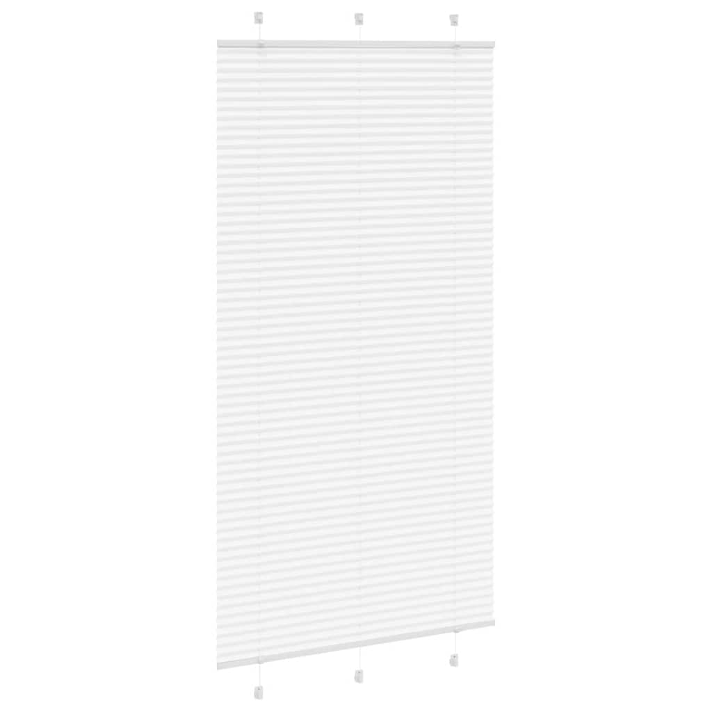 Vidaxx store enrouleur plissé 110x200 cm largeur de tissu 109,4 cm polyester blanc
