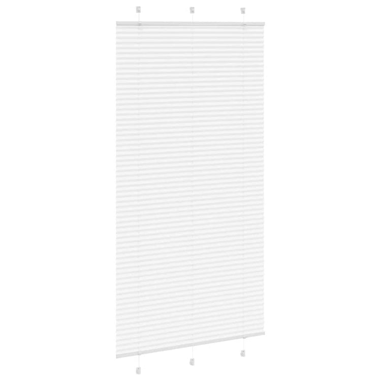 Vidaxx store enrouleur plissé 110x200 cm largeur de tissu 109,4 cm polyester blanc