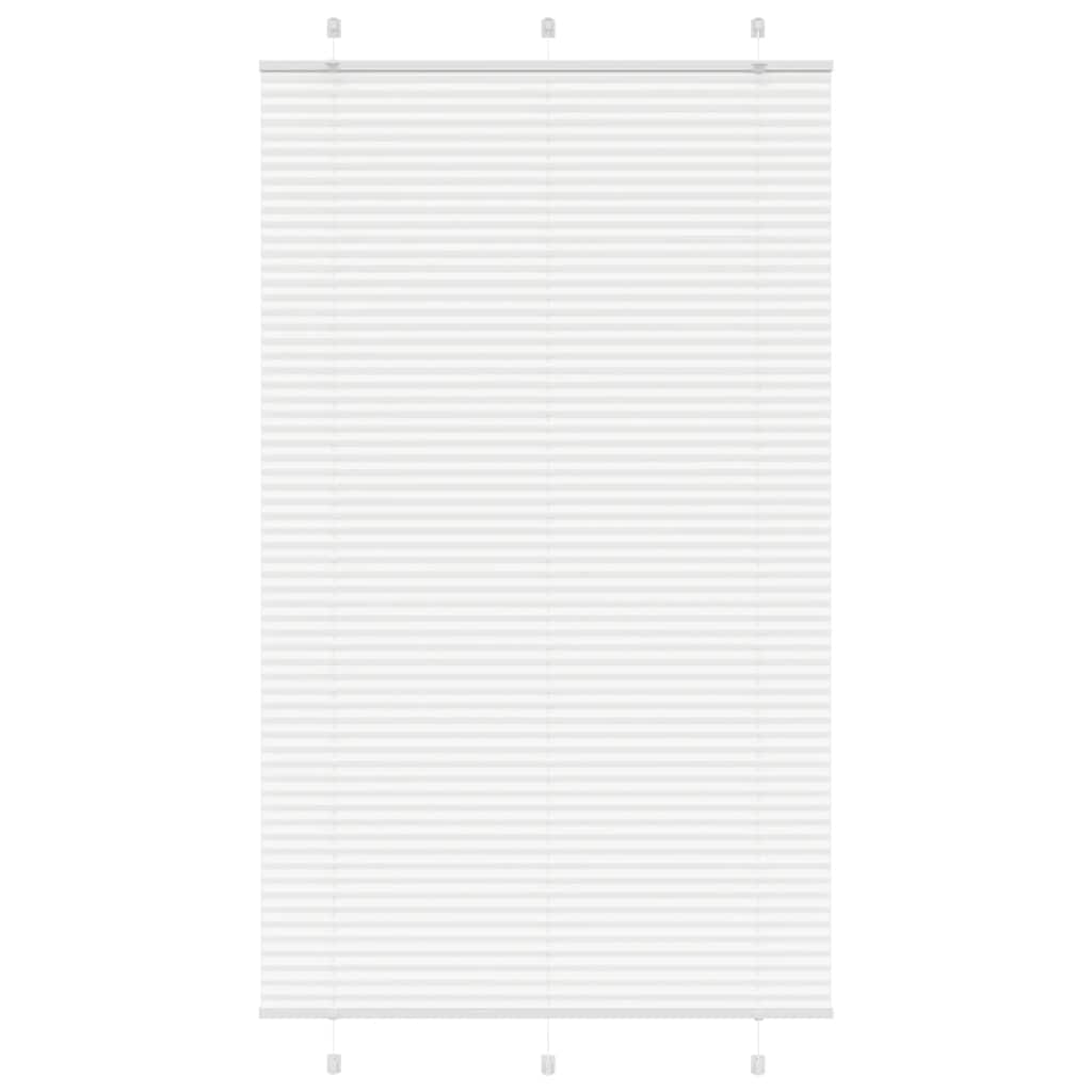 Vidaxx store enrouleur plissé 115x200 cm largeur du tissu 114,4 cm polyester blanc