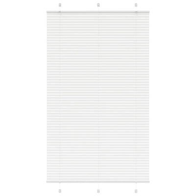 Vidaxx store enrouleur plissé 115x200 cm largeur du tissu 114,4 cm polyester blanc