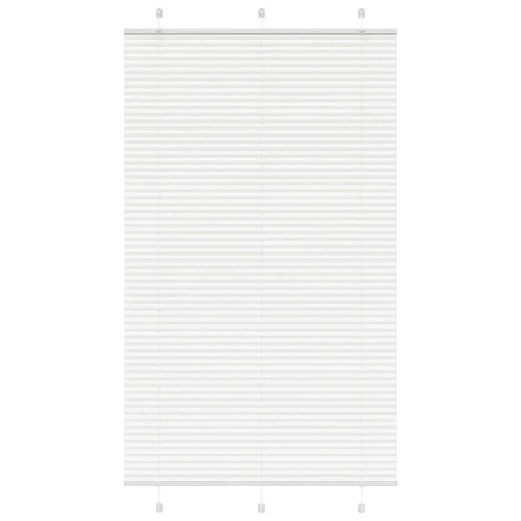 Vidaxx store enrouleur plissé 115x200 cm largeur du tissu 114,4 cm polyester blanc