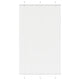 Vidaxx store enrouleur plissé 115x200 cm largeur du tissu 114,4 cm polyester blanc