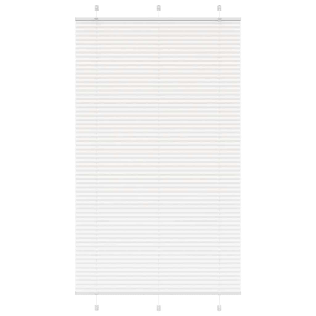 Vidaxx store enrouleur plissé 120x200 cm largeur de tissu 119,4 cm polyester blanc